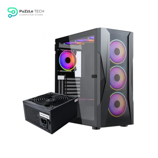 XANDER VELOX ARGB + 600W ARGB 80 PLUS WHITE