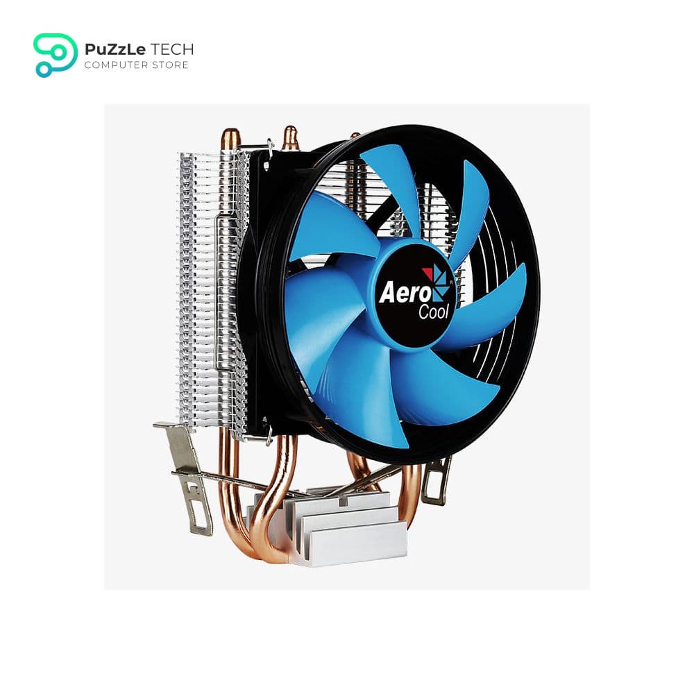 Aerocool Verkho 2 CPU Cooler With Heat Core Touch Technology 100W TDP 90mm fan 800-2000 RPM 18.5-23.6 CFM airflow PWM-4pin connector and broad socket compatibility LGA 1700 AM5