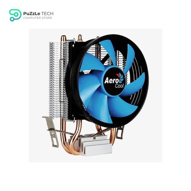 Aerocool Verkho 2 CPU Cooler With Heat Core Touch Technology 100W TDP 90mm fan 800-2000 RPM 18.5-23.6 CFM airflow PWM-4pin connector and broad socket compatibility LGA 1700 AM5
