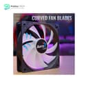 AeroCool Frost 12 12CM FRGB PC FAN 120mm FRGB Fan 1000 RPM 24.8 CFM airflow Molex 3-Pin Fixed RGB 23.7 dBA noise 40 000 hrs MTBF 5
