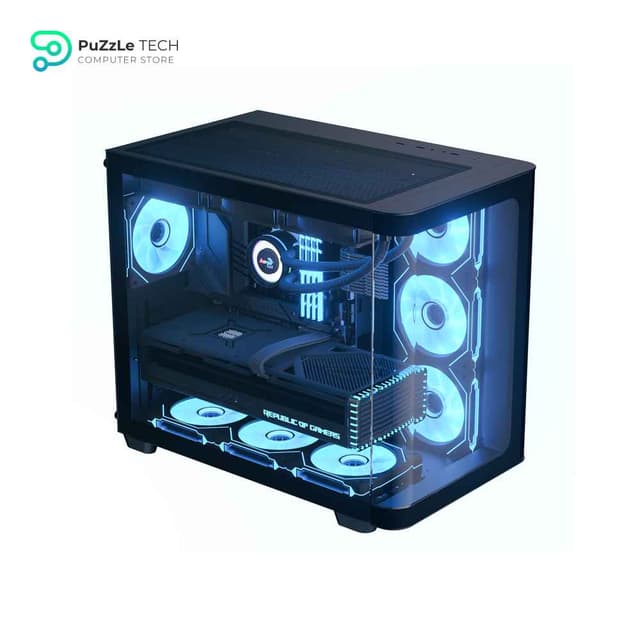 AeroCool P500C PC Case - Mid Tower - ATX - Tempered Glass - Black