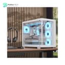 AeroCool P500C PC Case - Mid Tower - ATX - Tempered Glass - White 5
