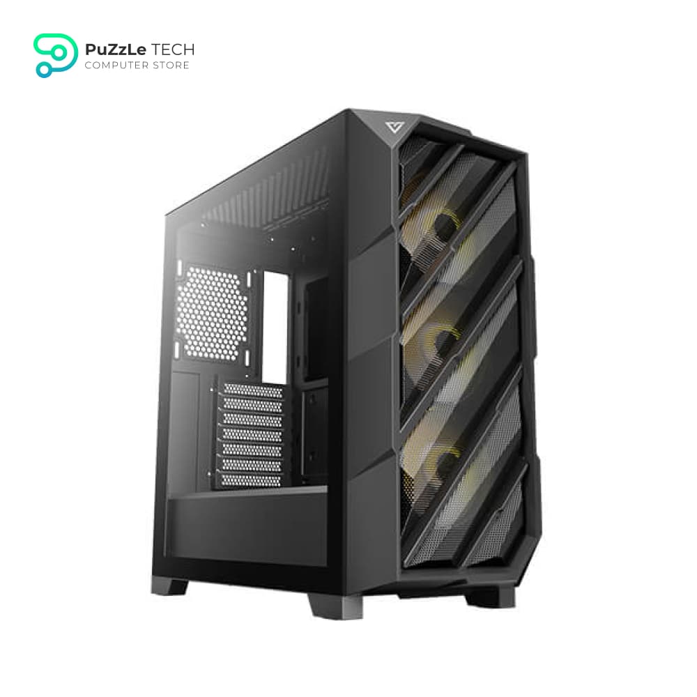 ANTEC DP503 ATX Mid Tower PC Case - Up to 2 x 360mm Radiator - GPU Bracket - EATX Gaming PC Case - Black