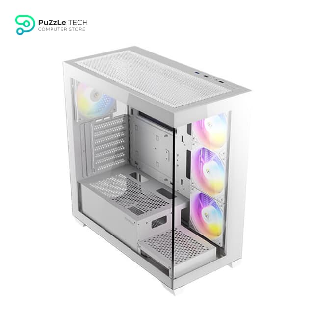 Antec CX300 4Fan ARGB WHITE + PSU Antec Atom B750 +80 Bronze