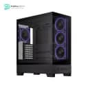 ASUS A31 Plus TG ARGB Black ATX PC Case (Pre-Installed ARGB Fans - Glass Front Panel - Compatible with Hidden Port Motherboards - 360mm Radiators - 380mm Graphics - Black) 3