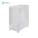 ASUS A31 Plus TG ARGB White ATX PC Case - Pre-Installed ARGB Fans - Glass Front Panel - Hidden Port Motherboard Compatible - 360mm Radiators - 380mm Graphics Cards - White 3