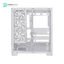 ASUS A31 Plus TG ARGB White ATX PC Case - Pre-Installed ARGB Fans - Glass Front Panel - Hidden Port Motherboard Compatible - 360mm Radiators - 380mm Graphics Cards - White 10