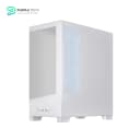 ASUS A31 Plus TG ARGB White ATX PC Case - Pre-Installed ARGB Fans - Glass Front Panel - Hidden Port Motherboard Compatible - 360mm Radiators - 380mm Graphics Cards - White 4