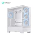 ASUS A31 Plus TG ARGB White ATX PC Case - Pre-Installed ARGB Fans - Glass Front Panel - Hidden Port Motherboard Compatible - 360mm Radiators - 380mm Graphics Cards - White 2