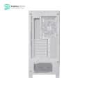 ASUS A31 Plus TG ARGB White ATX PC Case - Pre-Installed ARGB Fans - Glass Front Panel - Hidden Port Motherboard Compatible - 360mm Radiators - 380mm Graphics Cards - White 11