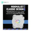 CoolerMaster MasterLiquid 360L Core ARGB White CPU Liquid Cooler 4