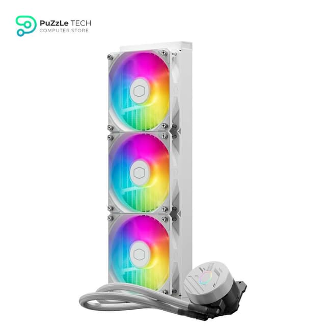 CoolerMaster MasterLiquid 360L Core ARGB White CPU Liquid Cooler