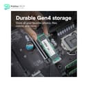 Crucial E100 1TB M.2 NVMe PCIe Gen4 Internal SSD - Up to 5000MB/s Laptop & Desktop Compatible - CT1000E100SSD8 4