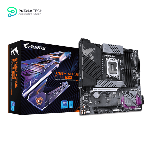 GIGABYTE B760M AORUS ELITE GEN5 LGA1700 DDR5 GAMING Motherboard