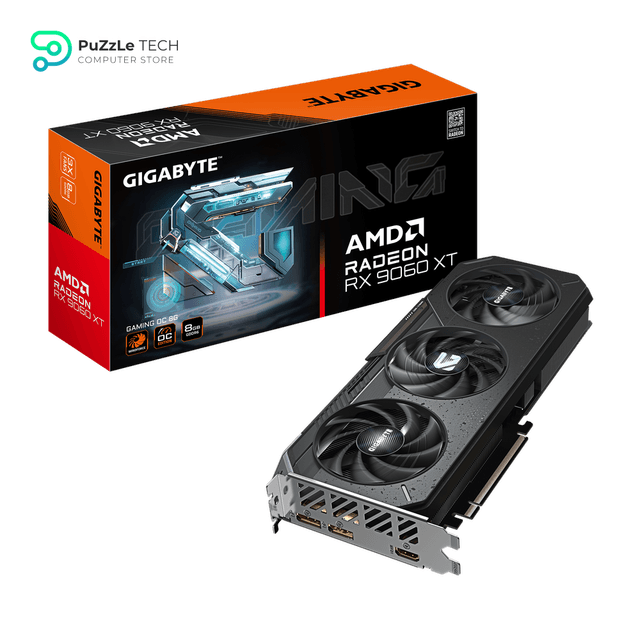 GIGABYTE Radeon RX 9060 XT Gaming OC 8G GDDR6 Graphics Card