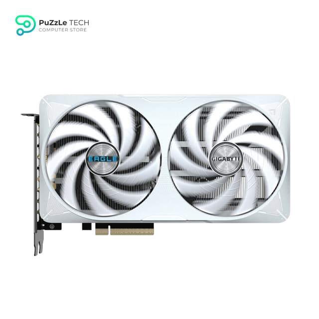 GIGABYTE GeForce RTX 5060 Ti Eagle OC ICE 16G Graphics Card - 16GB 128-bit GDDR7 - PCIe 5.0 - WINDFORCE Cooling System - GV-N506TEAGLEOC ICE-16GD Video Card