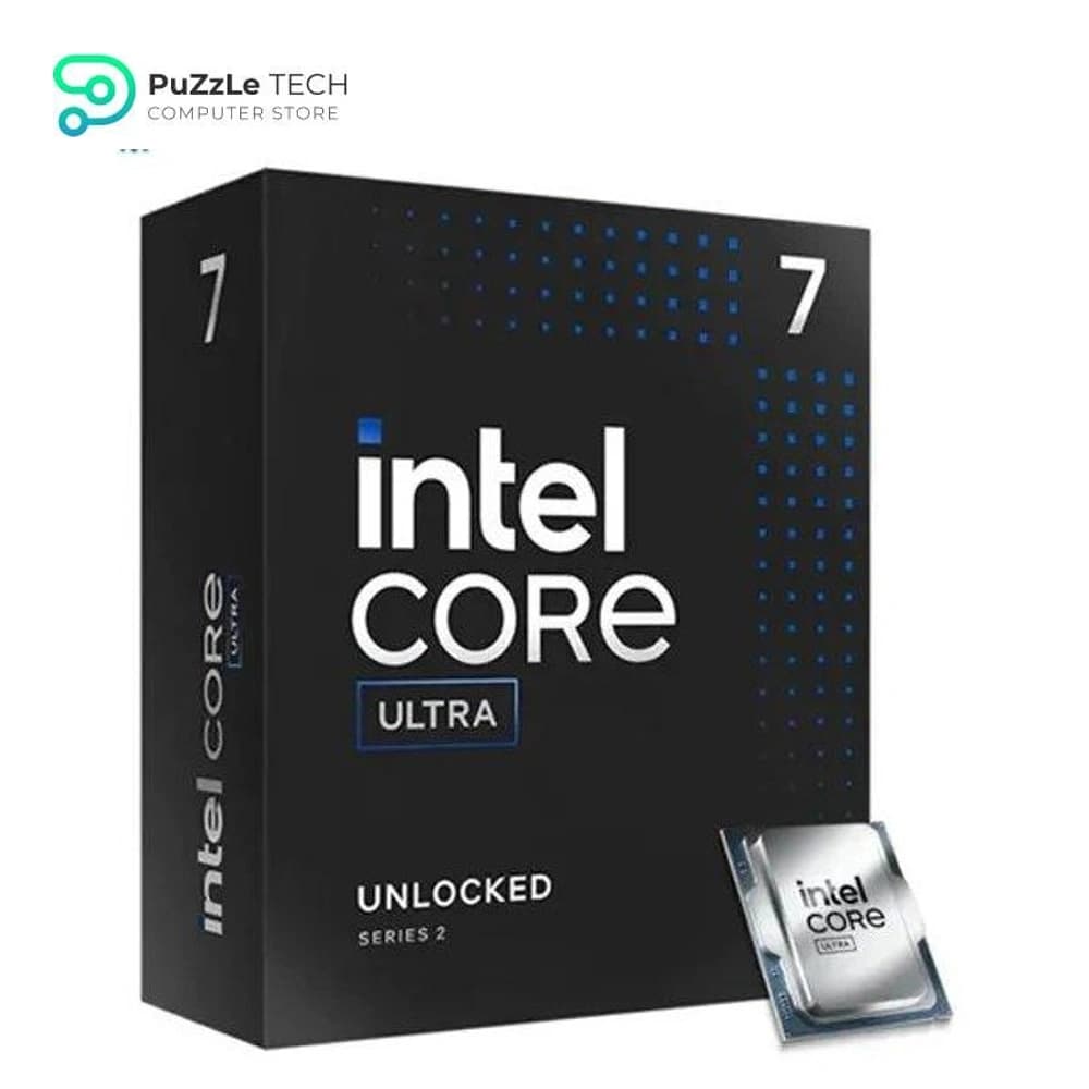 Intel Core Ultra 7 265K 20 Cores (8P + 12E), 5.5 GHz Turbo, 30MB L3 Cache, 125W TDP, DDR5-6400, PCIe 5.0, Intel Graphics (4 Xe-Cores), AI Boost, FCLGA1851