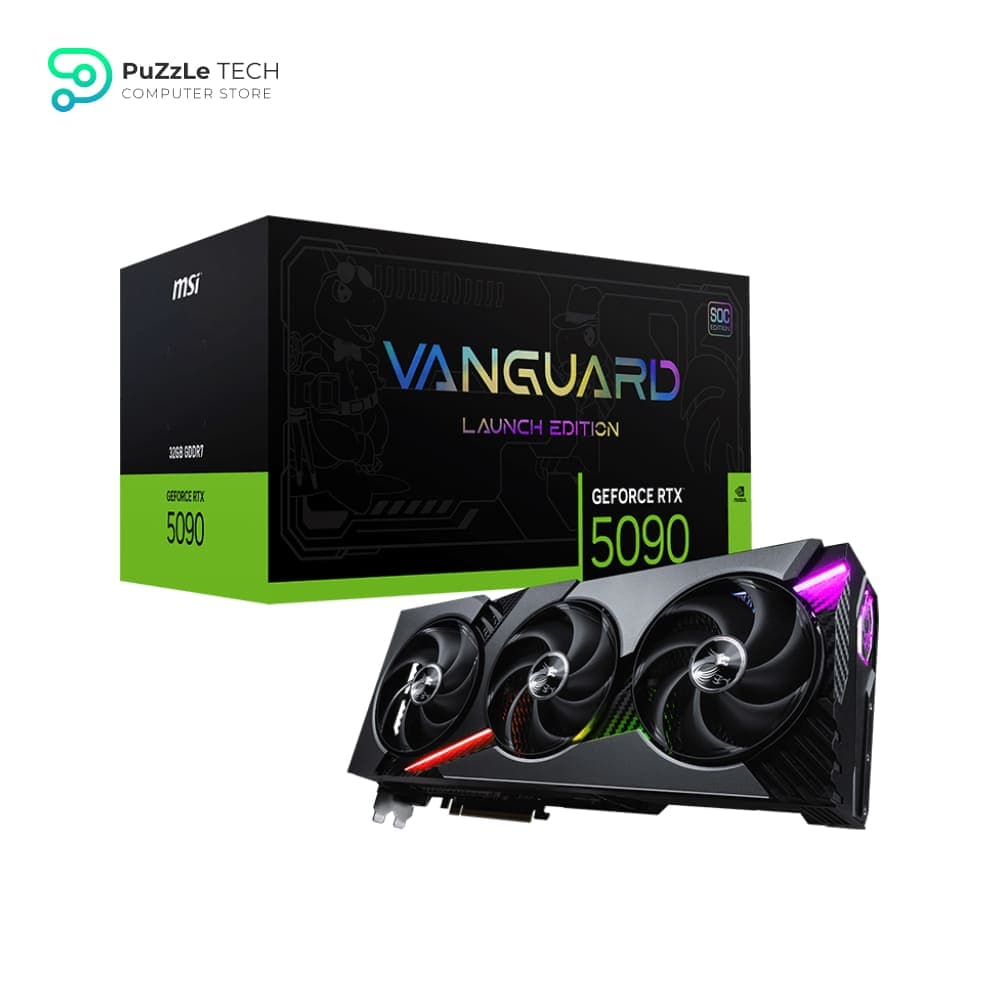 Msi GeForce RTX 5090 Vanguard SOC Launch Edition 32Gb GDDR7 Graphic Card