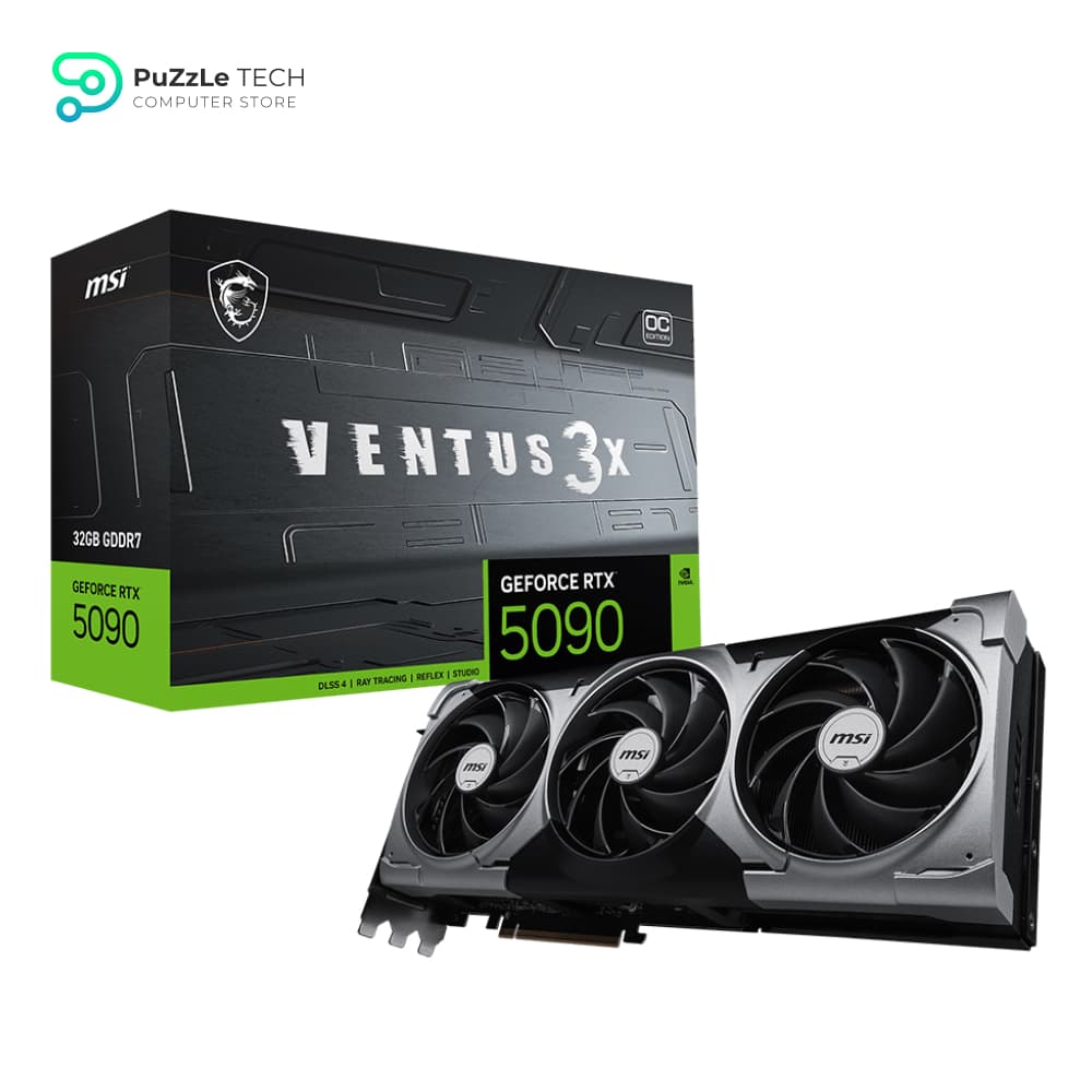 MSI GeForce RTX 5090 VENTUS 3X OC 32GB GDDR7 Graphics Card