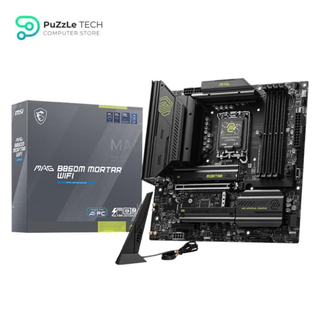 MSI MAG B860M MORTAR WIFI LGA1851 Wi-Fi 7 DDR5 Motherboard