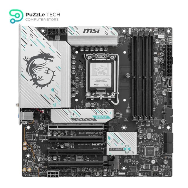 MSI B860M GAMING PLUS LGA1851 DDR5 Wi-Fi 7 Motherboard