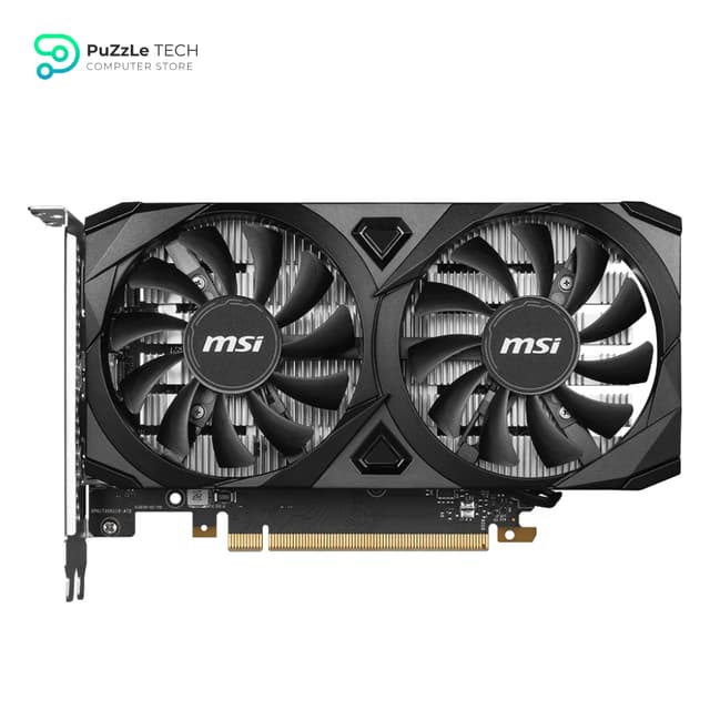 MSI GeForce RTX 3050 VENTUS 2X 6G OC Gaming Graphics Card - 6GB GDDR6 - 1492 MHz - PCI Express Gen 4 - 96-bit - 1x DP (v1.4a) - 2x HDMI 2.1