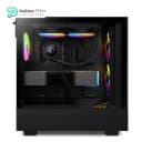 NZXT Kraken 240 RGB - 240mm AIO CPU Liquid Cooler - Customizable 1.54 Square LCD Display for Images - Performance Metrics - High-Performance Pump - 2 x F120 RGB Core Fans - Black 5
