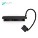 NZXT Kraken 240 RGB - 240mm AIO CPU Liquid Cooler - Customizable 1.54 Square LCD Display for Images - Performance Metrics - High-Performance Pump - 2 x F120 RGB Core Fans - Black 2