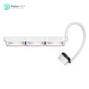 NZXT Kraken 360 RGB - 360mm AIO CPU Liquid Cooler - Customizable 1.54 Square LCD Display for Images - Performance Metrics - High-Performance Pump - 3 x F120 RGB Core Fans - White 3