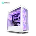 NZXT Kraken 360 RGB - 360mm AIO CPU Liquid Cooler - Customizable 1.54 Square LCD Display for Images - Performance Metrics - High-Performance Pump - 3 x F120 RGB Core Fans - White 7