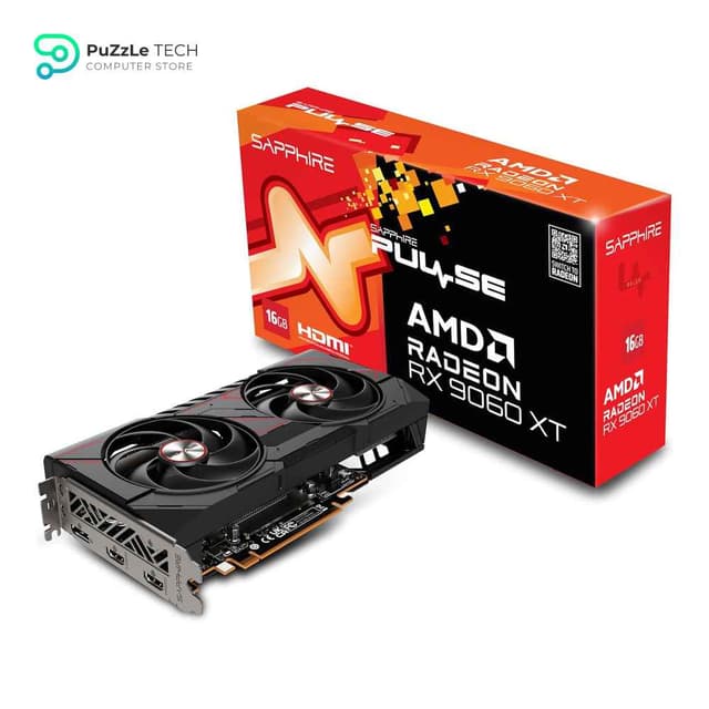 SAPPHIRE PULSE AMD Radeon RX 9060 XT 16GB GDDR6 Graphics Card