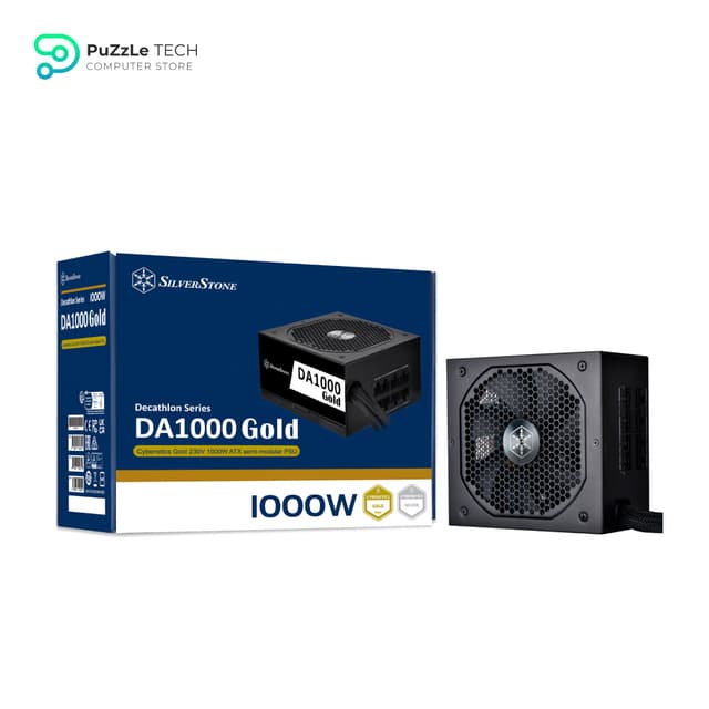 SilverStone DA1000 Gold Cybenetics Gold 1000W Semi-Modular ATX Power Supply