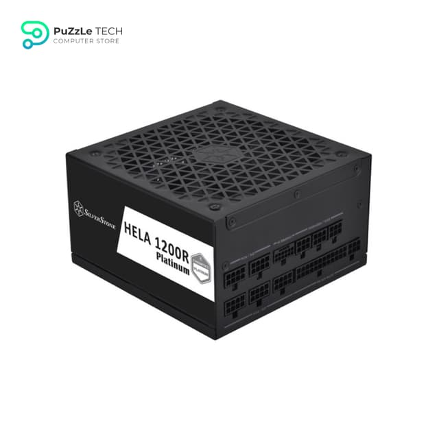 SilverStone Technology HELA 1200R Platinum ATX 3.0 / PCIe Gen 5 1200W Fully Modular Power Supply - SST-HA1200R-PM