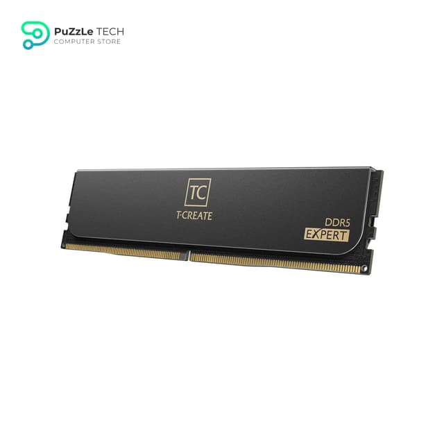 TEAMGROUP T-Create Expert CL32 Overclocking 10L DDR5 32GB Kit (2 x 16GB) 6400MHz (PC5-51200) Intel XMP 3.0 & AMD Expo Compatible Desktop Memory Module Ram Black