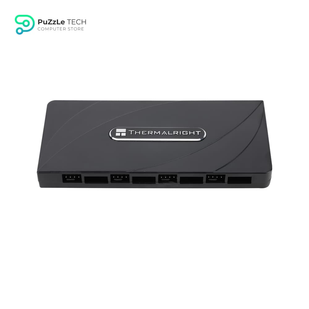 Thermalright Fan and ARGB HUB ×8 ARGB/PWM Hub Controller Used SATA Power Supply - Hub Support 8 Groups of Fans - 8-Port PC PWM Fan and ARGB Fan Controller