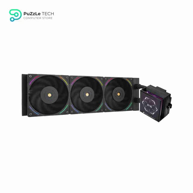 Thermalright Hyper Vision 360 ARGB AIO CPU Liquid Cooler - Magnetic Fixed 3.95 LCD Display Screen - 2150RPM PWM Fans - for AMD AM4/AM5 & Intel LGA1150/1151/1200/2011/1700/1851 - Black