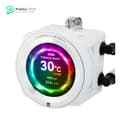 Thermalright CORE Vision 360 White ARGB-360mm AIO CPU Liquid Cooler - IPS LCD Screen with 480x480 Resolution - for AM4/AM5/Intel LGA1700/1851 - 2.1 inch Magnet-Absorbent LCD Screen for Images 3