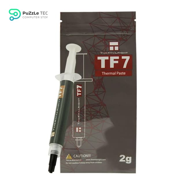 Thermalright TF7 2g Thermal Paste Compound for CPU Coolers - Thermal Conductivity is 12.8W/m.k - with a Spatula Tool