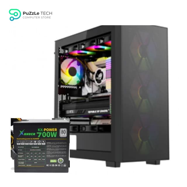 XANDER HULK MESH BLAC ARGB + 700W ARGB 80 PLUS WHITE