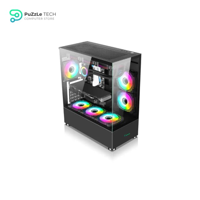 XANDER JUPITER ARGB BLACK + 850W ARGB 80 PLUS BRONZE