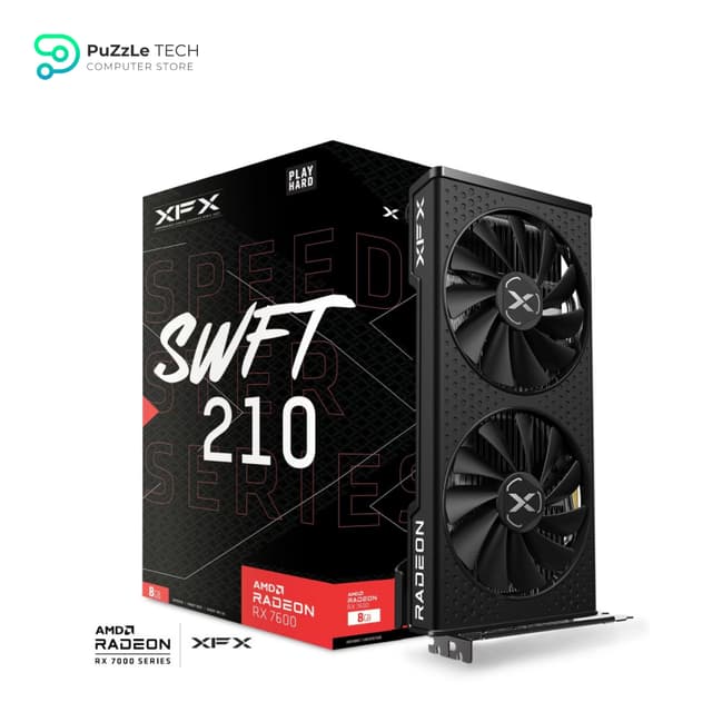 XFX RX 7600 SPEEDSTER SWFT 210 AMD Radeon™ Core Edition 8G GDDR6