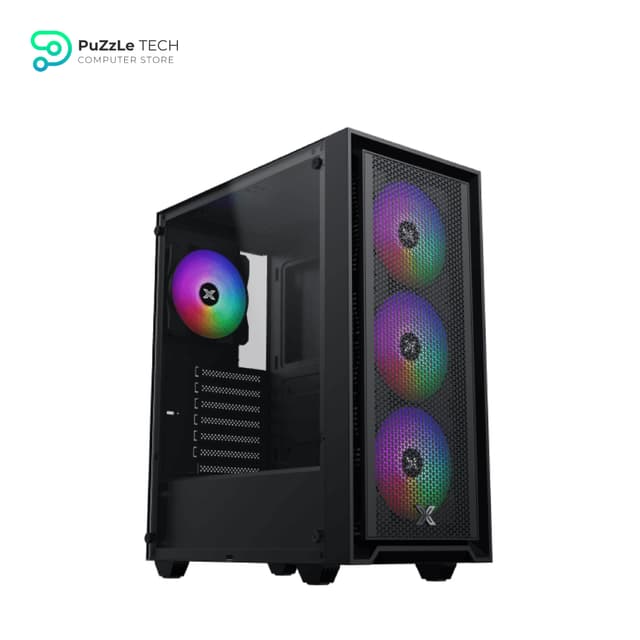 XIGMATEK SKY II FRGB + X-POWER 600W 80+ White Mid Tower Case