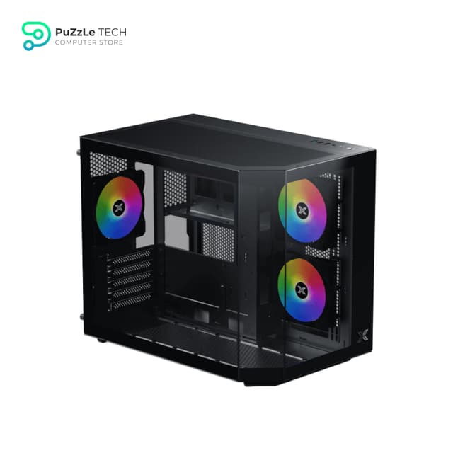 XIGMATEK CUBI M ARGB + PSU X POWER 600W 80+ Plus White Mid Tower Case