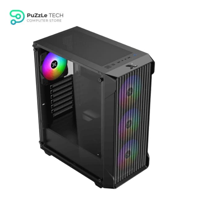 XIGMATEK SKY II WAVE FRGB + LITEPOWER II i550 450W Mid Tower Case