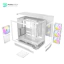 Antec C7 ARGB White - RTX 40 GPU Support - 4 x 120mm ARGB PWM Fans Included - Vertical GPU Cooling - Type-C 10Gbps - Seamless Tempered Glass Front & Side Panels - 360mm Radiator Support - Mid-Tower E-ATX PC Case 6