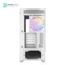 Antec C7 ARGB White - RTX 40 GPU Support - 4 x 120mm ARGB PWM Fans Included - Vertical GPU Cooling - Type-C 10Gbps - Seamless Tempered Glass Front & Side Panels - 360mm Radiator Support - Mid-Tower E-ATX PC Case 7