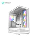 Antec C7 ARGB White - RTX 40 GPU Support - 4 x 120mm ARGB PWM Fans Included - Vertical GPU Cooling - Type-C 10Gbps - Seamless Tempered Glass Front & Side Panels - 360mm Radiator Support - Mid-Tower E-ATX PC Case 2