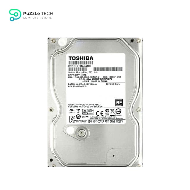 TOSHIBA DT01ACA100 1TB 7200 RPM 32MB Cache SATA 6.0Gb/s 3.5 Internal Hard Drive
