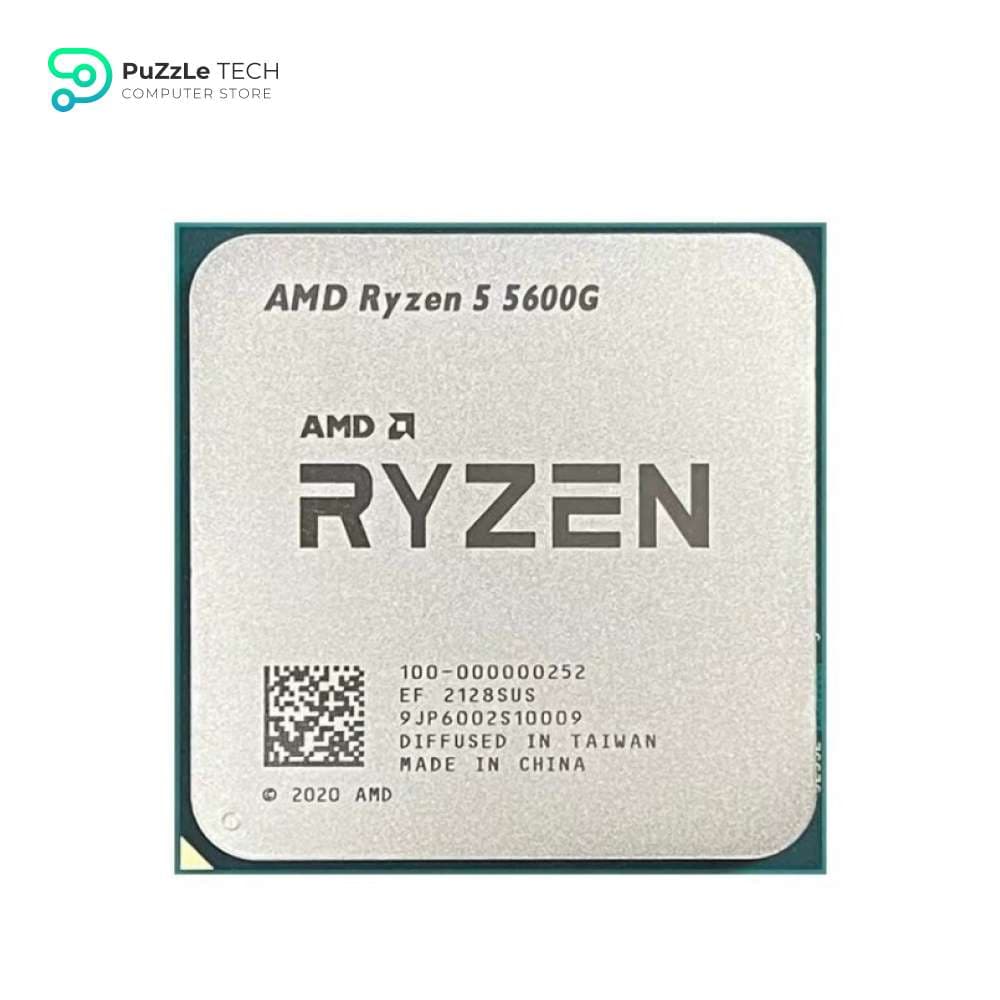 AMD Ryzen 5 5600G-Series 6-Core 3.9 GHz Socket AM4 65W AMD Radeon Graphics Desktop Processor - MPK TRAY