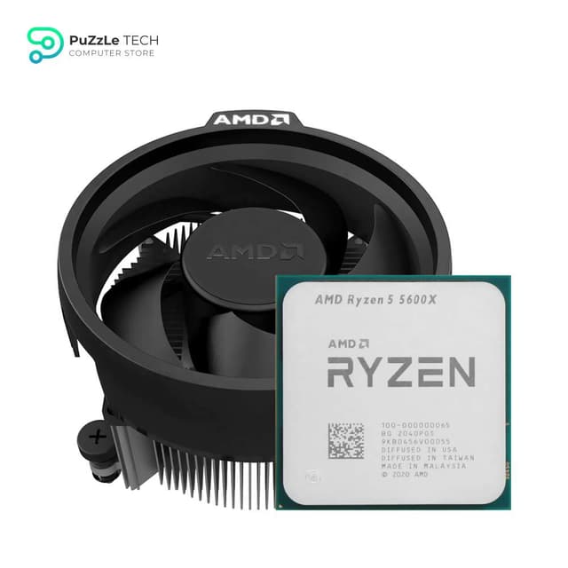 AMD Ryzen 5 5600X Desktop Processor 4.6 GHz Max Boost Clock & 3.7 GHz Base Clock 6-Core AM4 12 Threads 7nm - TRAY